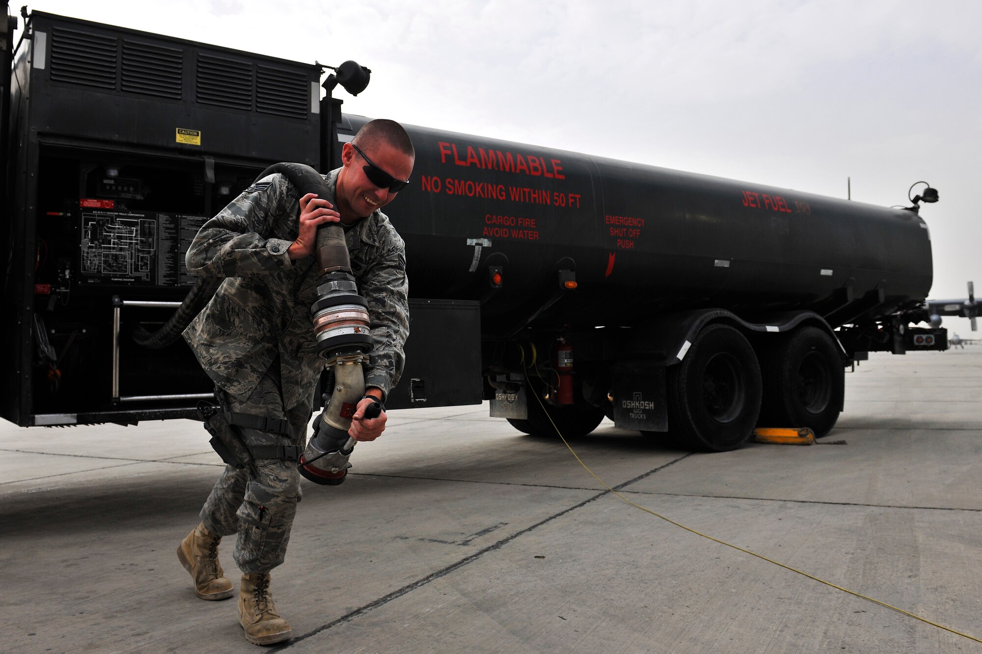 Bagram Airmen fuel mission one gallon at a time > U.S. Air Forces