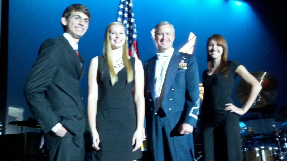 Local high school musicians augment USAF Academy Band in Tucson, Arizona