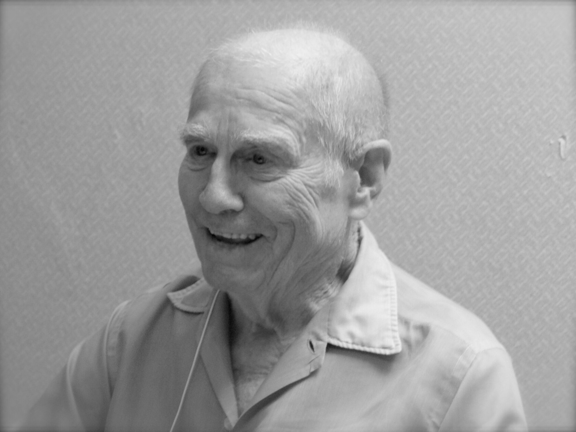 Retired Col. George Stokes, 89, served as the base supply officer at Chambley Air Base, France. He was among the first American contingent to arrive at the airfield and is credited by his peers as “the guy who built up Chambley.” (U.S. Air Force photo/Monica Mendoza)