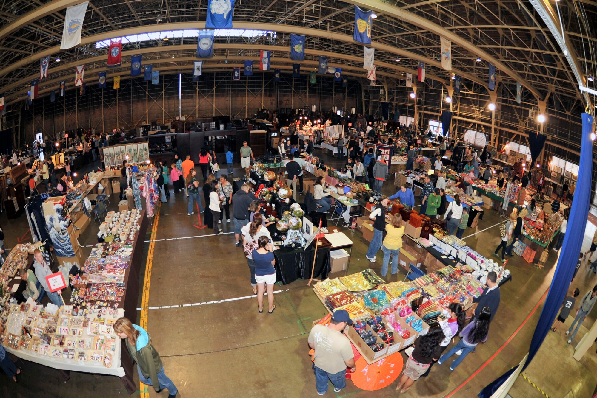 Hundreds of Misawa Air Base community members shopped for a variety of Asian furniture and home d'cor at this years Far East Bazaar at Misawa Air Base, Japan, Oct. 16, 2010. Thirty-Two vendors participated this year, displaying items including antiques, artwork and furniture.  (U.S. Air Force photo by Tech. Sgt. Russell McBride/Released)