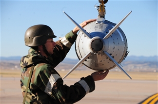 Airman 1st Class Timothy Foreman Ensures A GBU-31 Joint Direct Attack ...