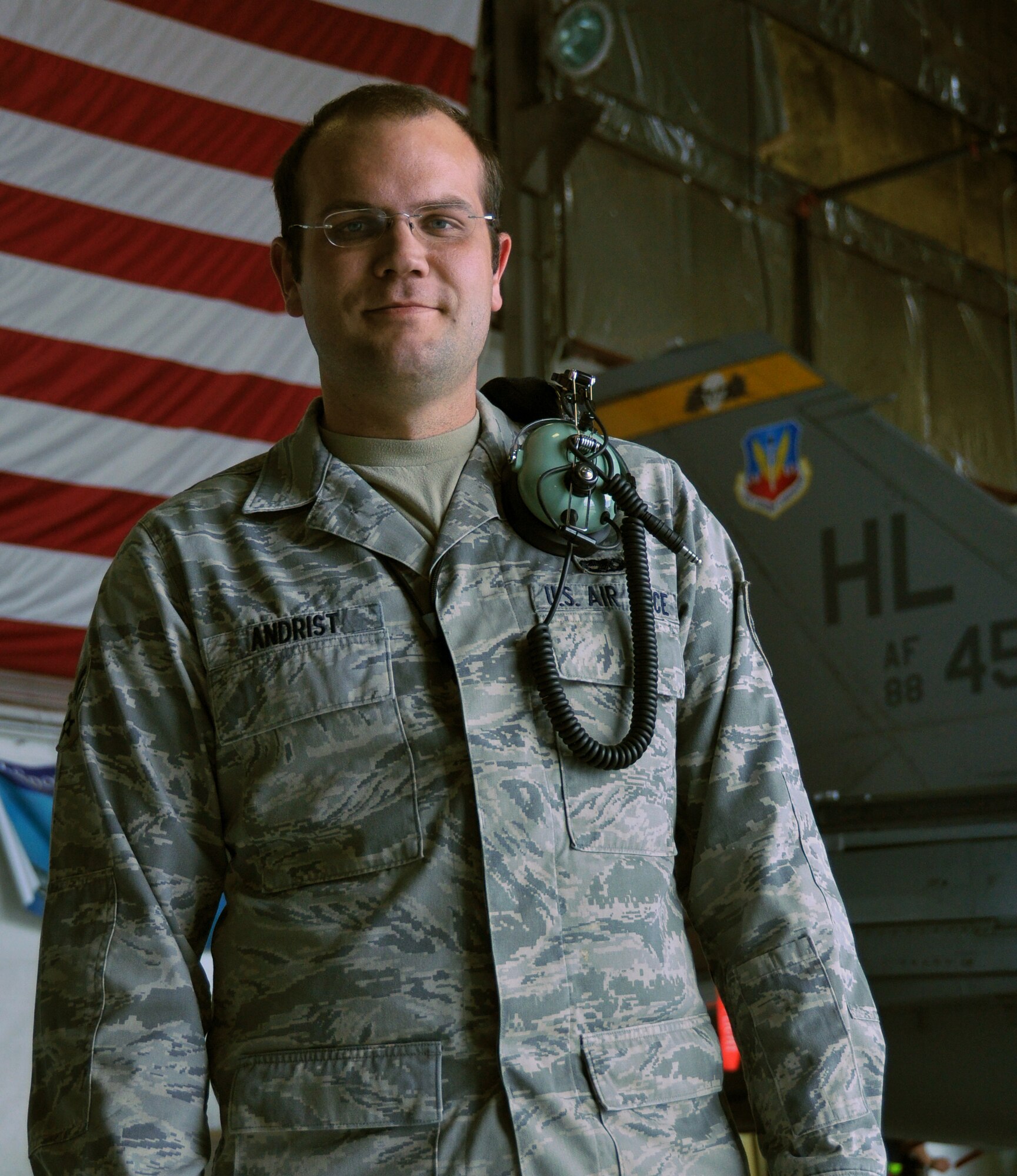 Senior Airman Curtis Andrist, 419th Aircraft Maintenance Squadron. (U.S. Air Force photo/Staff Sgt. Alan Schultz)