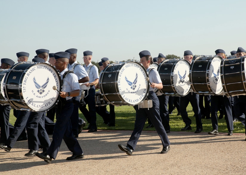 Drum and bugle members learn sound 'corps' values > 33rd Fighter Wing