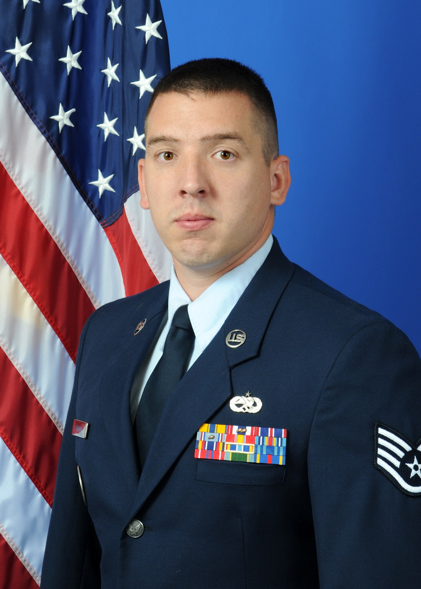 Staff Sgt. Geoffrey Gagnon, 338th Training Squadron, is Keesler’s nominee for the
annual ThomasV. Fredian Community Leadership Excellence Award.  (U.S. Air Force pohto)