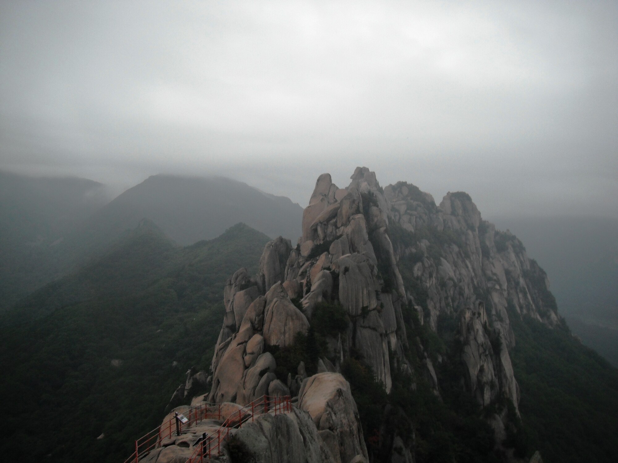 Ulsanbawi Rock summit in Seoraksan National Park, Republic of Korea. (U.S. Air Force photo/Staff Sgt. Eric Burks)