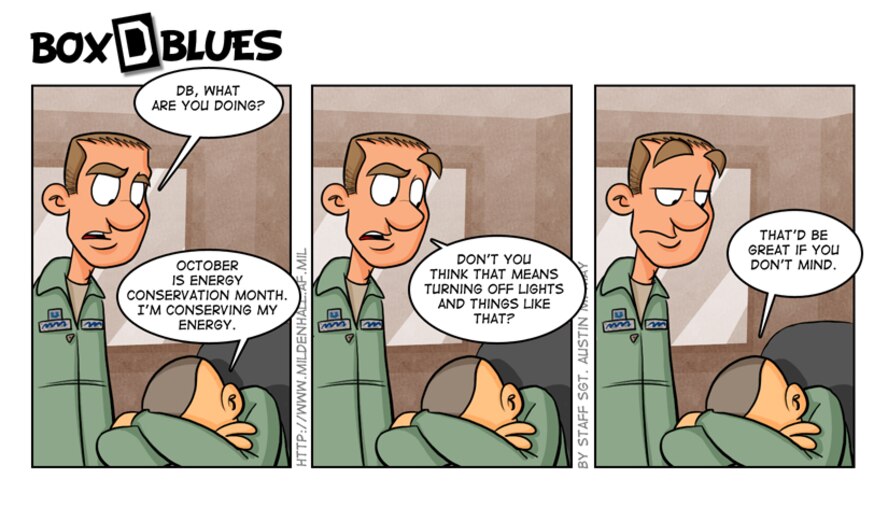 U.S. Air Force comic/Staff Sgt. Austin M. May