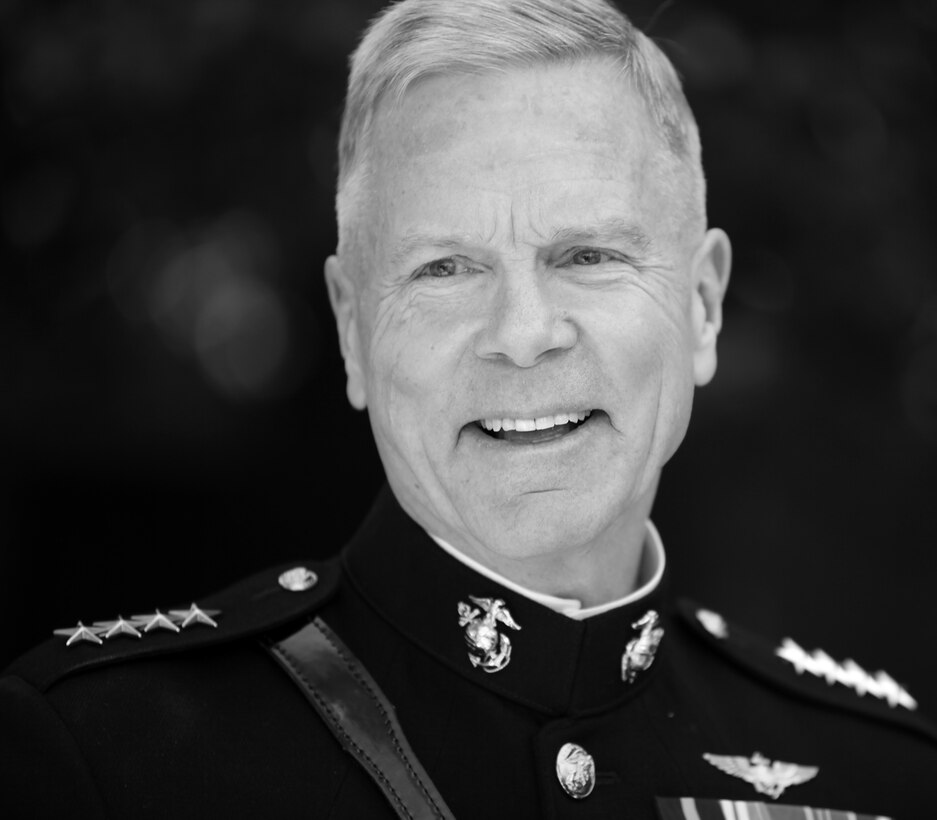 Gen. James Amos replaces Gen. James Conway as commandant of the Marine Corps during a passge of command ceremony at Marine Barracks Washington Oct. 22. Amos, a career avaitor with 40 years of service in the Corps, becomes only the second assistant commandant in three decades to take the Corps top post. (Photo by Cpl. Bobby J. Yarbrough)