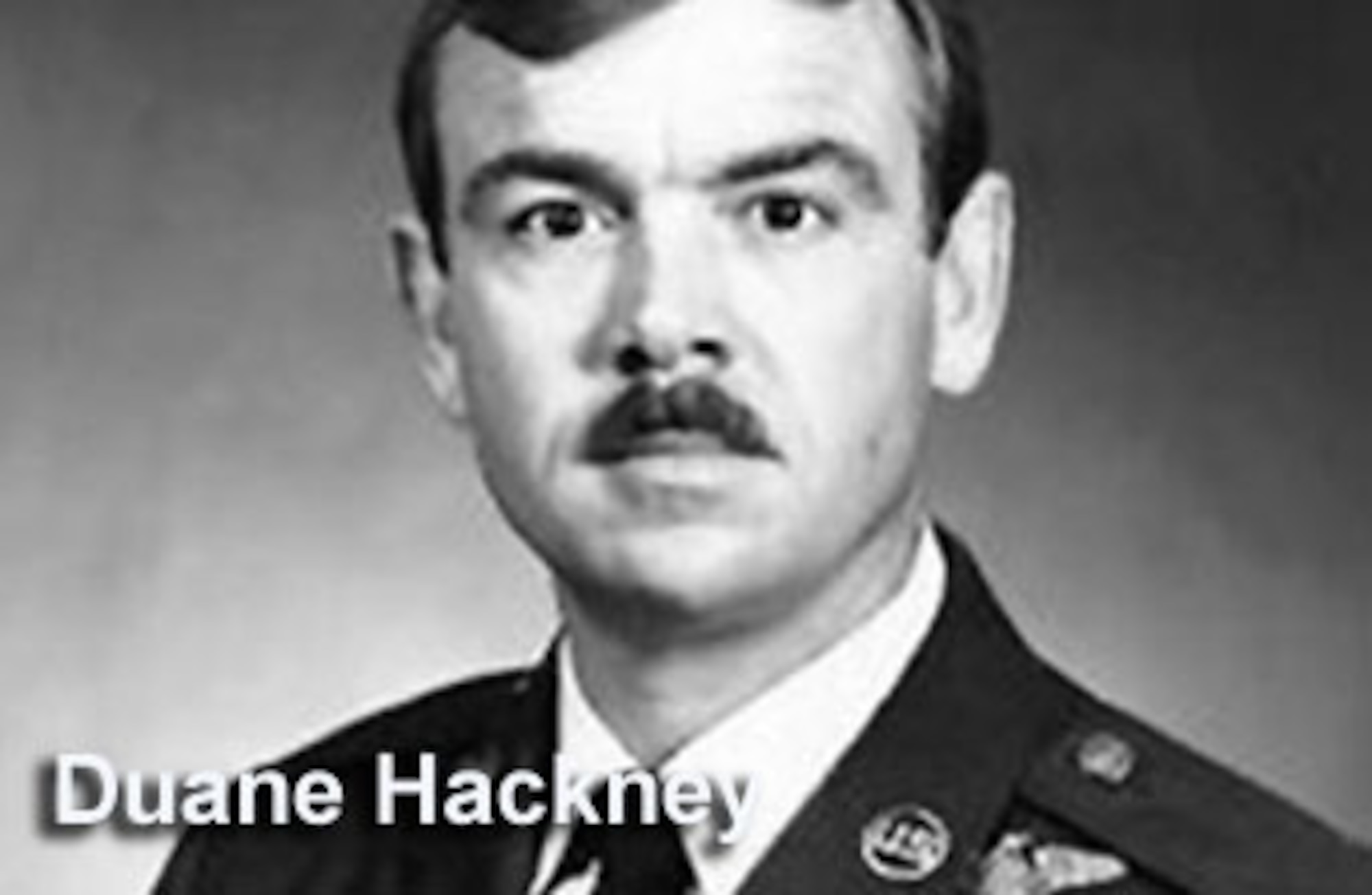 Chief Master Sgt. Duane Hackney was the first living enlisted recipient of the Air Force Cross during the Vietnam War. The three others before him were awarded the medal posthumously. (U.S. Air Force photo) 
