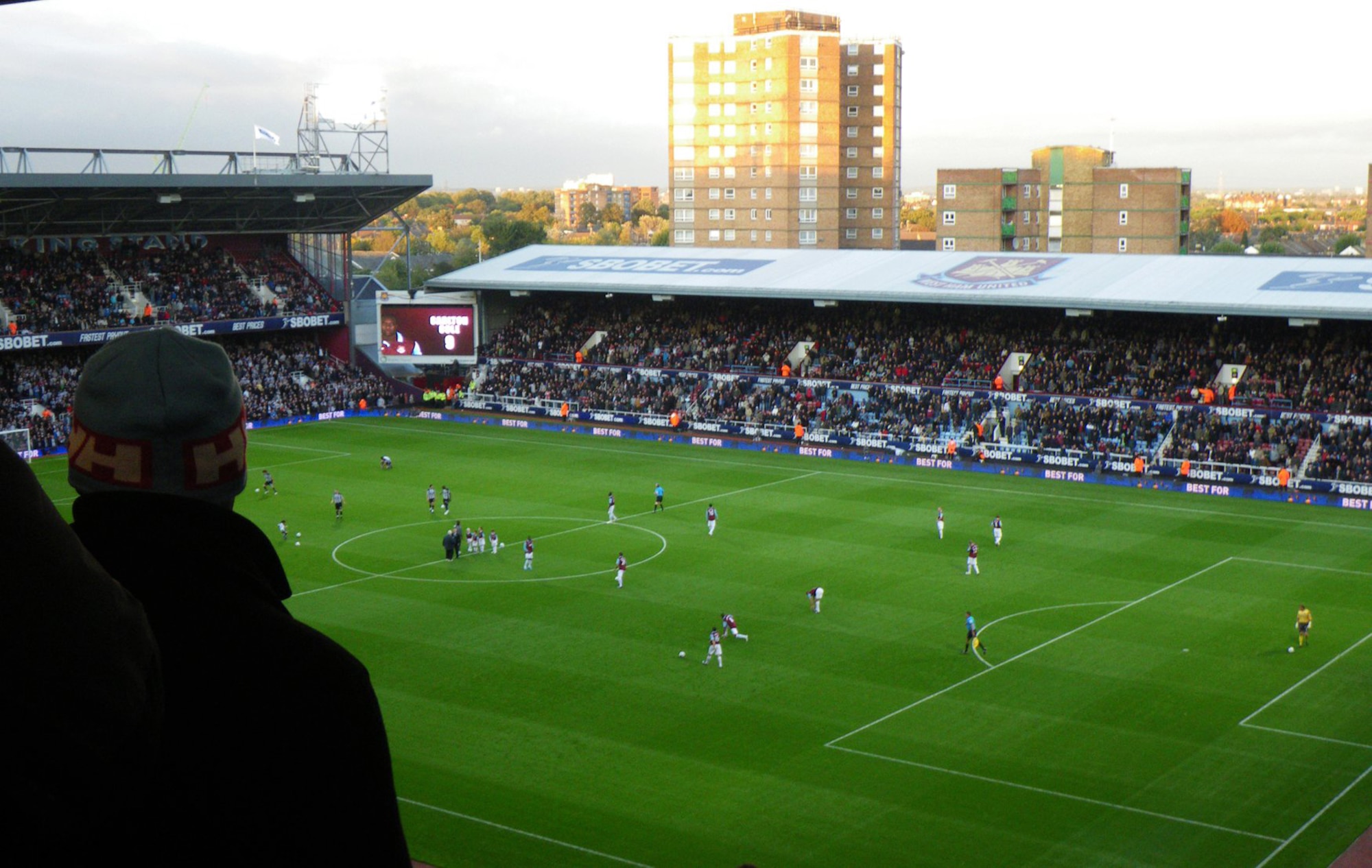 West Ham United Football Club takes on Newcastle United Oct 24, 2010 at Boleyn Ground in Upton Park, London. Newcastle won the match 2-1. (U.S. Air Force photo/Tech. Sgt. Kevin Wallace)