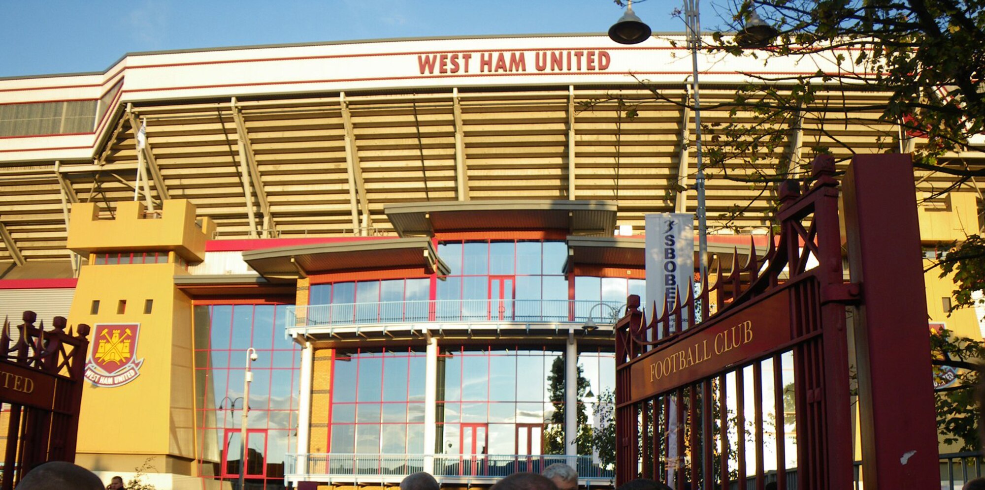 A view from the front of Boleyn Ground in Upton Park, London, Oct. 24, 2010. Boleyn Ground is home to the West Ham United Football Club. (U.S. Air Force photo/Tech. Sgt. Kevin Wallace)