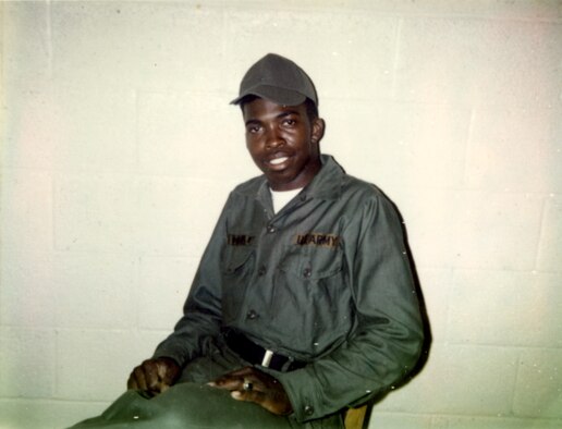 Army Private First Class Dwight Mosley poses for an informal photo before leaving on assignment with Bravo Company of the U.S. Army’s Third Infantry Division to Schweinfurt, Germany in 1970. (Photo provided)
