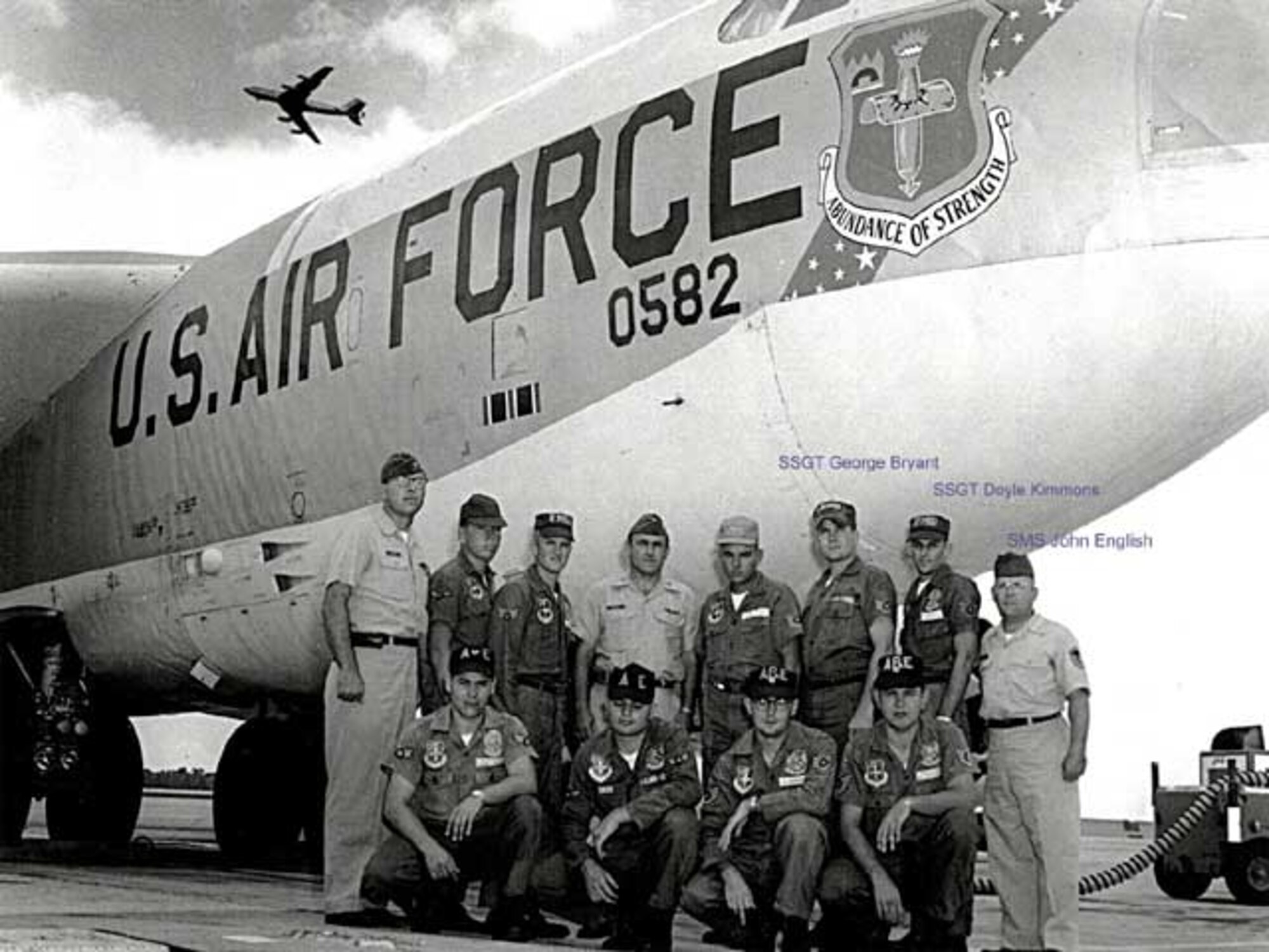 FAIRCHILD AIR FORCE BASE, Wash - The 306th Bomb Wing brought their B-52 Stratofortress crews to the 14th Bombing and Navigation Competition held at Fairchild AFB, Wash., in 1965. This competition had a modified format with one crew and aircraft from each of the 44 participating wings (two B-58s, five B-47s and 37 B-52s). This is the last year the B-47s participated. (Courtesy photo)