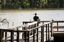 JOINT BASE CHARELSTON, S.C. (October 24, 2010) Marrington Plantation on Joint Base Charleston-Weapons Station is known for its abundance of natural beauty, ponds where patrons can enjoy a relaxing day fishing. Marrington Plantation encompasses more than 1,600 acres of pristine woodlands that now serves as one of the premier military recreational facilities in the world for people of all ages to enjoy outdoor recreational activities. U.S. Navy photo/Mass Communication Specialist 1st Class Jennifer R. Hudson