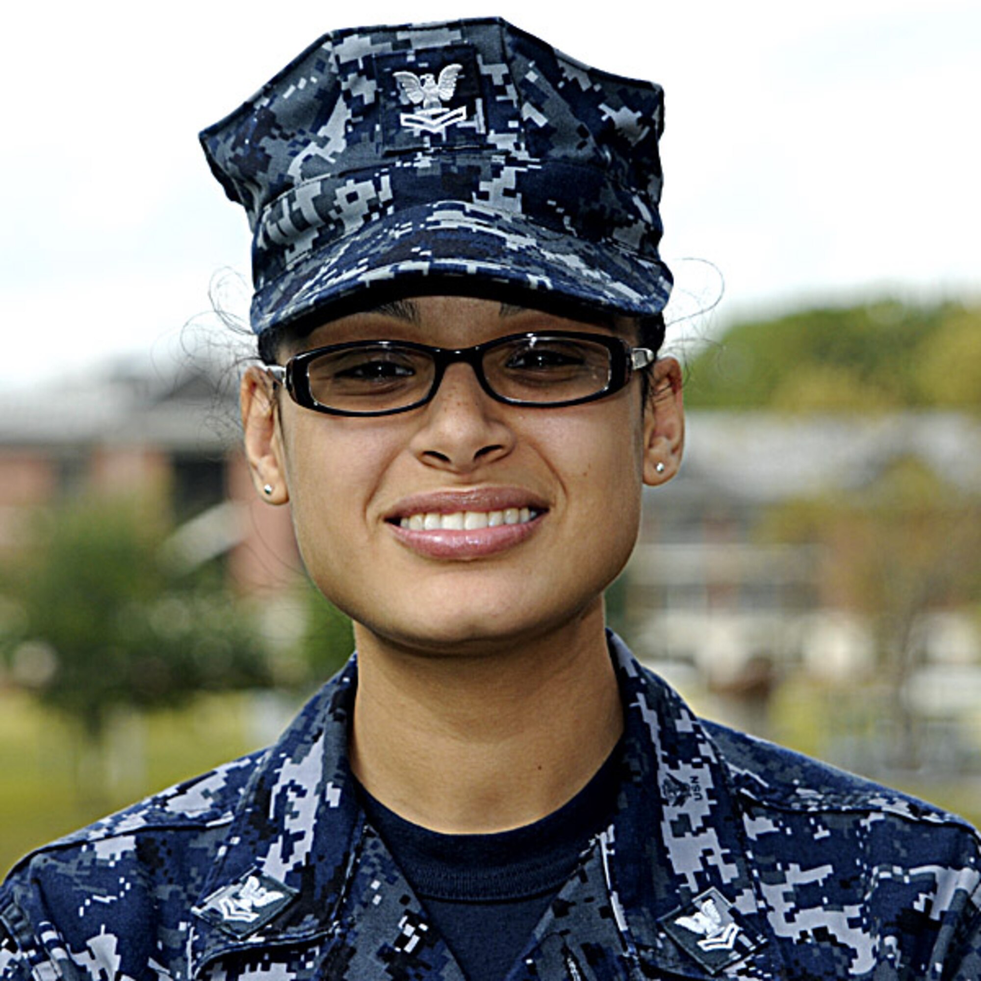 Information Systems Technician 2nd Class Crystal Brown,  Naval Support Activity