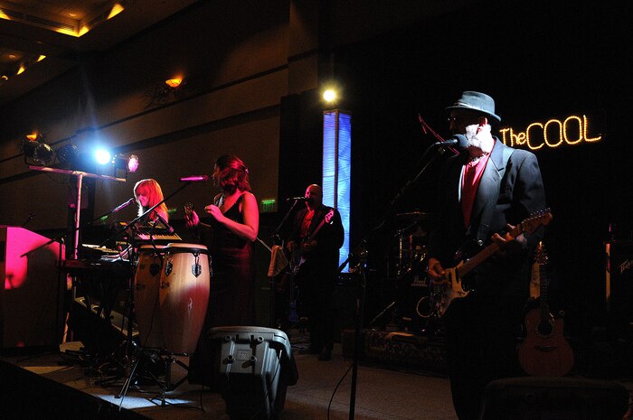 CHARLESTON, SC (October 23, 2010) ?The Cool? rocks the house with their upbeat music for military members and guests in attendance at the first Joint Base Charleston Military Ball  held at the North CHS Convention Center, Oct. 23, 2010. (U.S. Navy photo/Mass Communication Specialist 1st Class Jennifer R. Hudson)