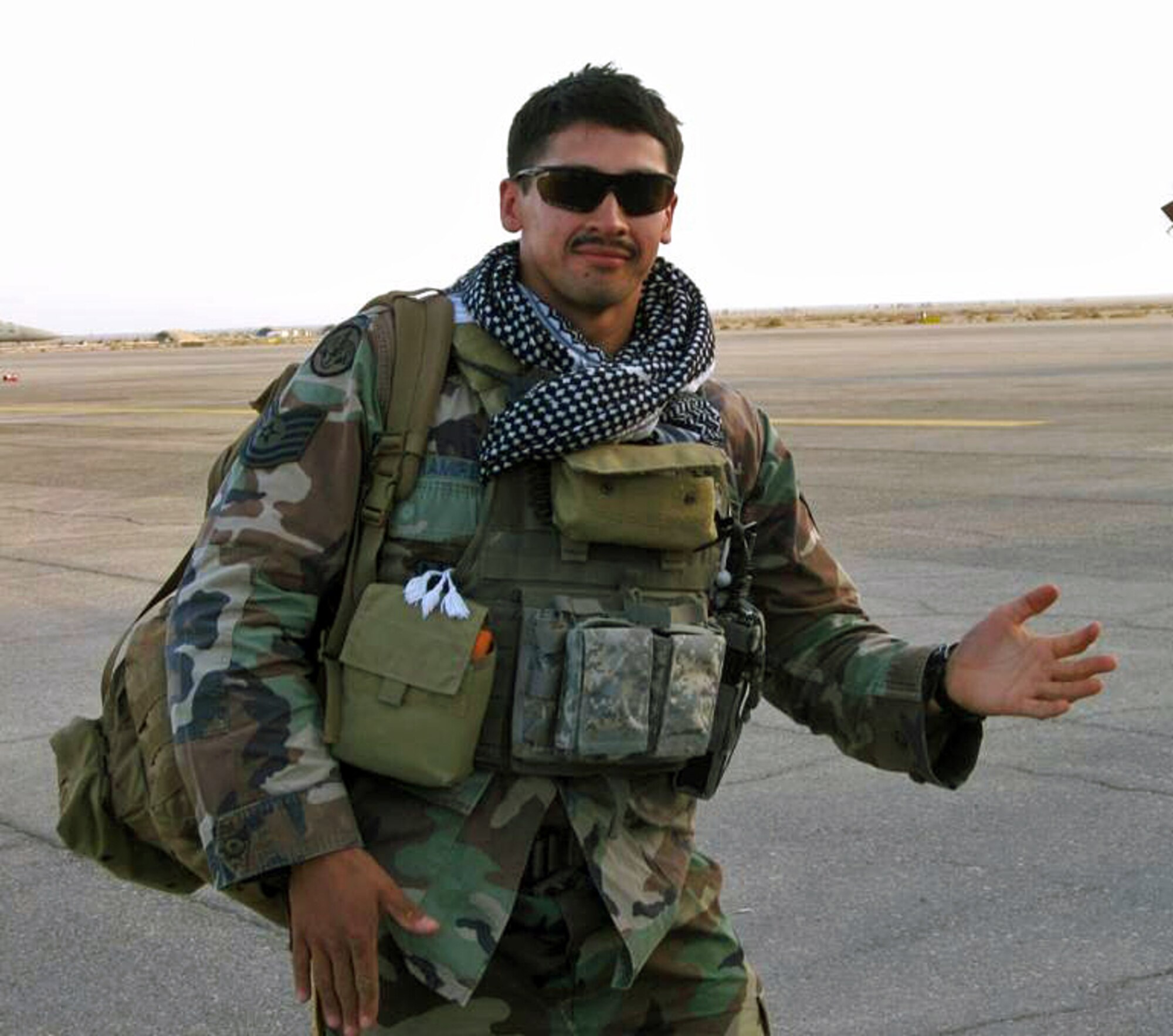 Just 24 hours after receiving CPR recertification, Staff Sgt. Eddie Ramirez, a battalion air liaison officer with the 13th Air Support Operations Squadron at Fort Carson, Colo., performed CPR and used an AED to save the life of a 79-year-old man who went into cardiac arrest while at a Colorado Springs fitness center. (Courtesy photo)
