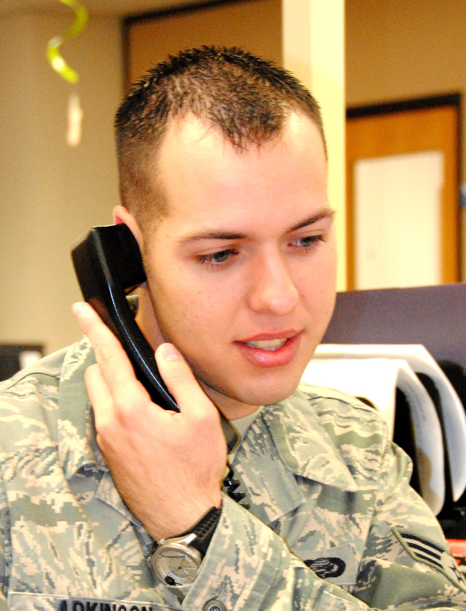 Senior Airman Tommy Adkinson