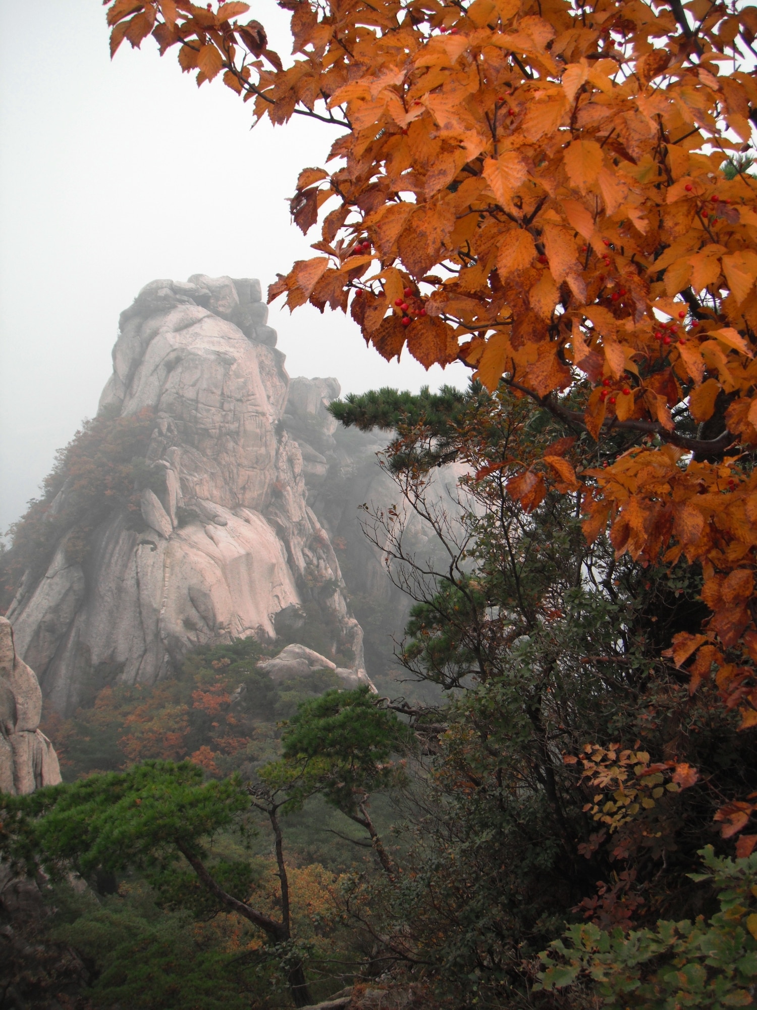 View on the way to Dobongsan Peak in Bukhansan National Park, Republic of Korea. (U.S. Air Force photo/Staff Sgt. Eric Burks)