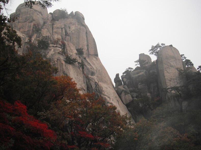 View on the way to Dobongsan Peak in Bukhansan National Park, Republic of Korea. (U.S. Air Force photo/Staff Sgt. Eric Burks)