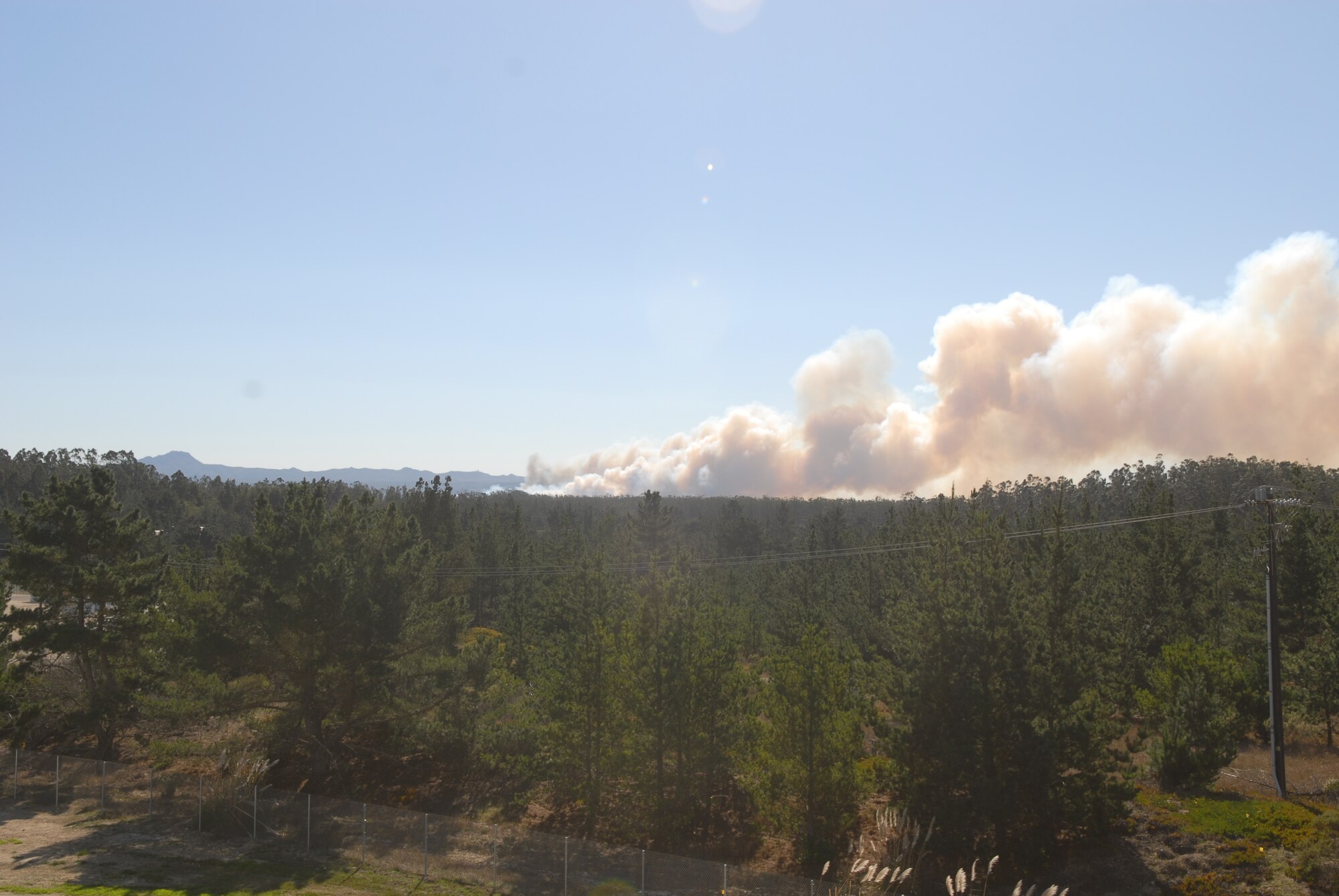 VANDENBERG AIR FORCE BASE, Calif. - Emergency response teams responded to a
wildland fire on south base near Space Launch Complex-3 today according to
30th Space Wing officials at approximately 1 p.m. Thursday, Oct. 28, 2010. (U.S. Air Force photo/Jerry Clemens)
