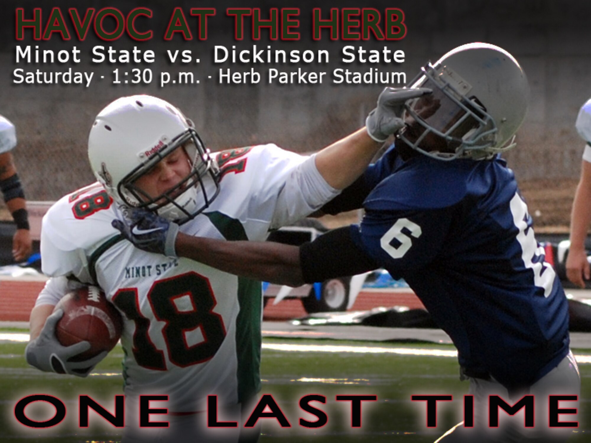 MINOT AIR FORCE BASE, N.D. -- Minot State University's own athletic department organized a Military Appreciation Day, hosting a football game free of charge for all military personnel and their families Oct. 30.The MSU Beavers are slated to face off against the Dickinson State University Blue Hawks at Herbert Parker Stadium on campus with kickoff at 1:30 p.m. (Photo courtesy of MSU)