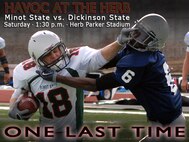 MINOT AIR FORCE BASE, N.D. -- Minot State University's own athletic department organized a Military Appreciation Day, hosting a football game free of charge for all military personnel and their families Oct. 30.The MSU Beavers are slated to face off against the Dickinson State University Blue Hawks at Herbert Parker Stadium on campus with kickoff at 1:30 p.m. (Photo courtesy of MSU)