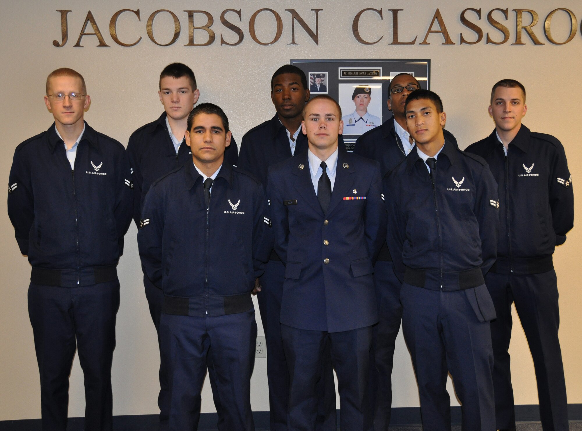 Congratulations to the newest graduates of the First Term Airmen’s Course Friday, Airman 1st Class David O’Keefe, 60th Maintenance Squadron, Airman 1st Class Joseph Provenzano, 60th MXS, Airman 1st Class Zachery Seow, 60th Medical Diagnostic Therapeutic Squadron, Airman 1st Class Andres Vizcarra, 60th MXS, Airman 1st Class Richard White, 60th MXS, Airman 1st Class Louis Young, 9th Aerial Refueling Squadron, Airman 1st Class Dominic Thibodeaux, 22nd Airlift Squadron, Airman Ronald Isom, 60th Civil Engineering Squadron. 