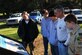 From left, Merv Wagner, Jack Tartala, 14, Liam Vaughn, 15, John Tartala and Nolan Currier, 13 of Boy Scout Troop 43, take a look at a description of the Matthew Jones House on Fort Eustis during a National Public Lands Day event Saturday. The event was part of a tour, which also included a trip to Fort Crafford on Fort Eustis, given by Christopher McDaid, cultural resource manager, Civil Engineer Division, Environmental Element.
