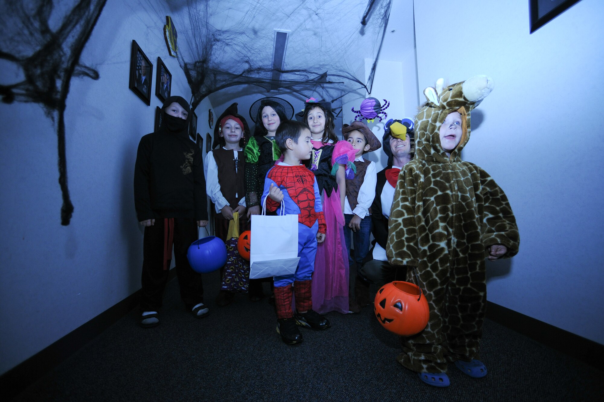 YOKOTA AIR BASE, Japan -- Children from Yokota were able to see their parent's workplace while trick-or-treating during the 374th Operations Group's 2nd Annual Family trick-or-treat, Friday.  (U.S. Air Force photo/Osakabe Yasuo)