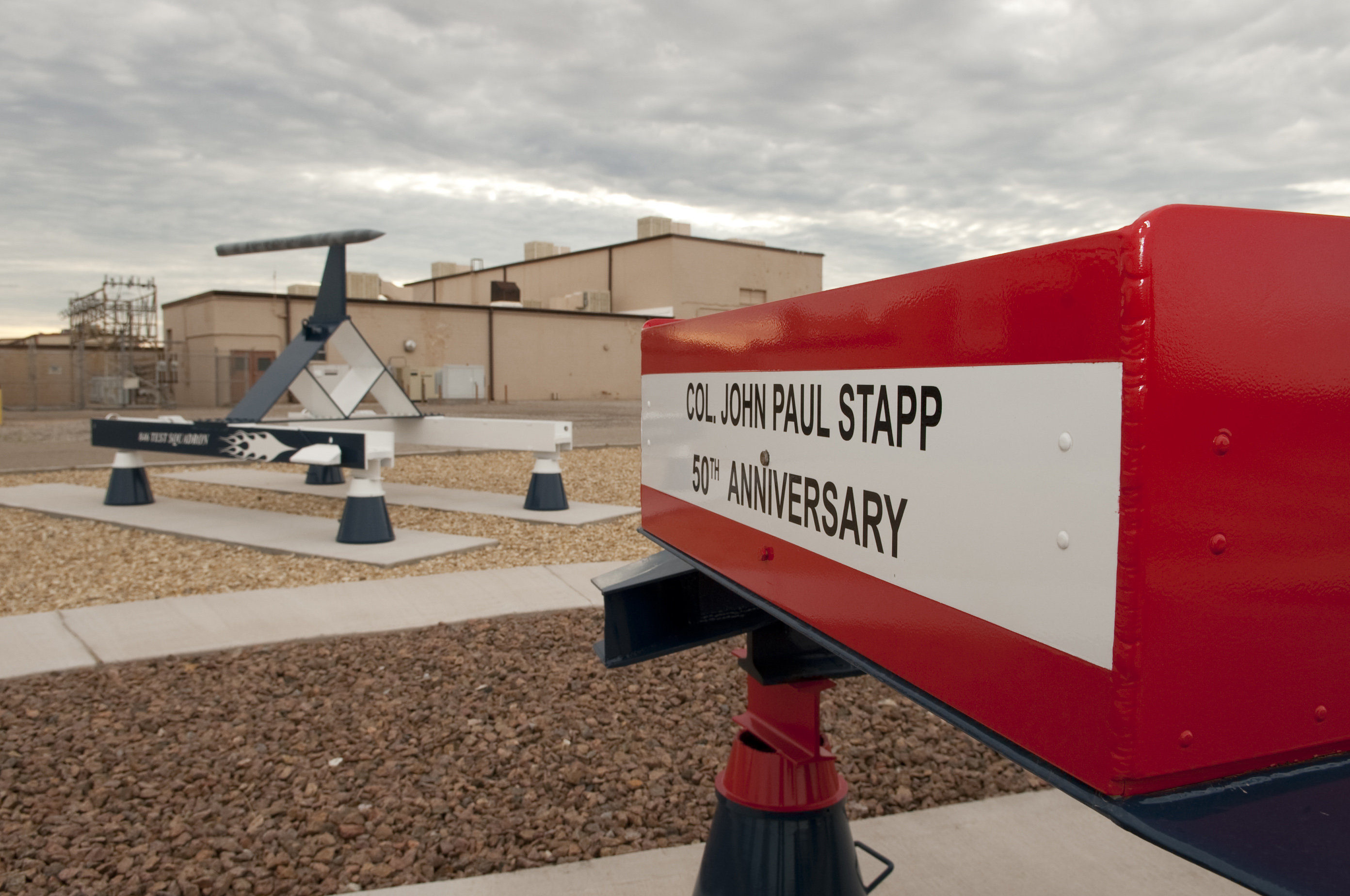 Sled park preserves highspeed history > Holloman Air Force Base > Display