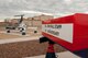 HOLLOMAN AIR FORCE BASE, N.M. -- A commemorative 50th Anniversary replica sled of 