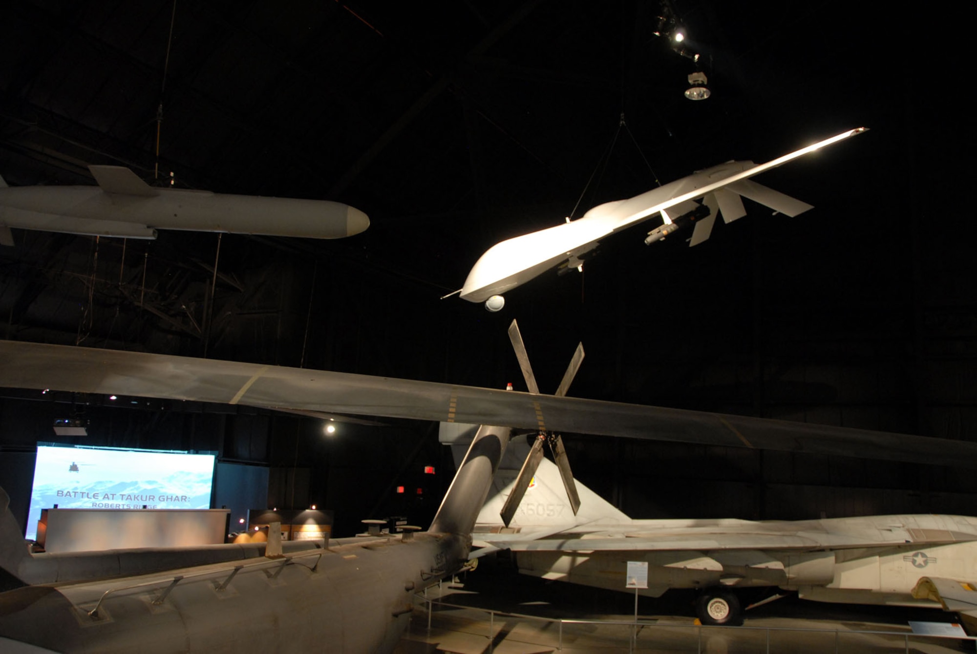 DAYTON, Ohio -- General Atomics RQ-1 Predator in the Cold War Gallery at the National Museum of the United States Air Force. (U.S. Air Force photo)
