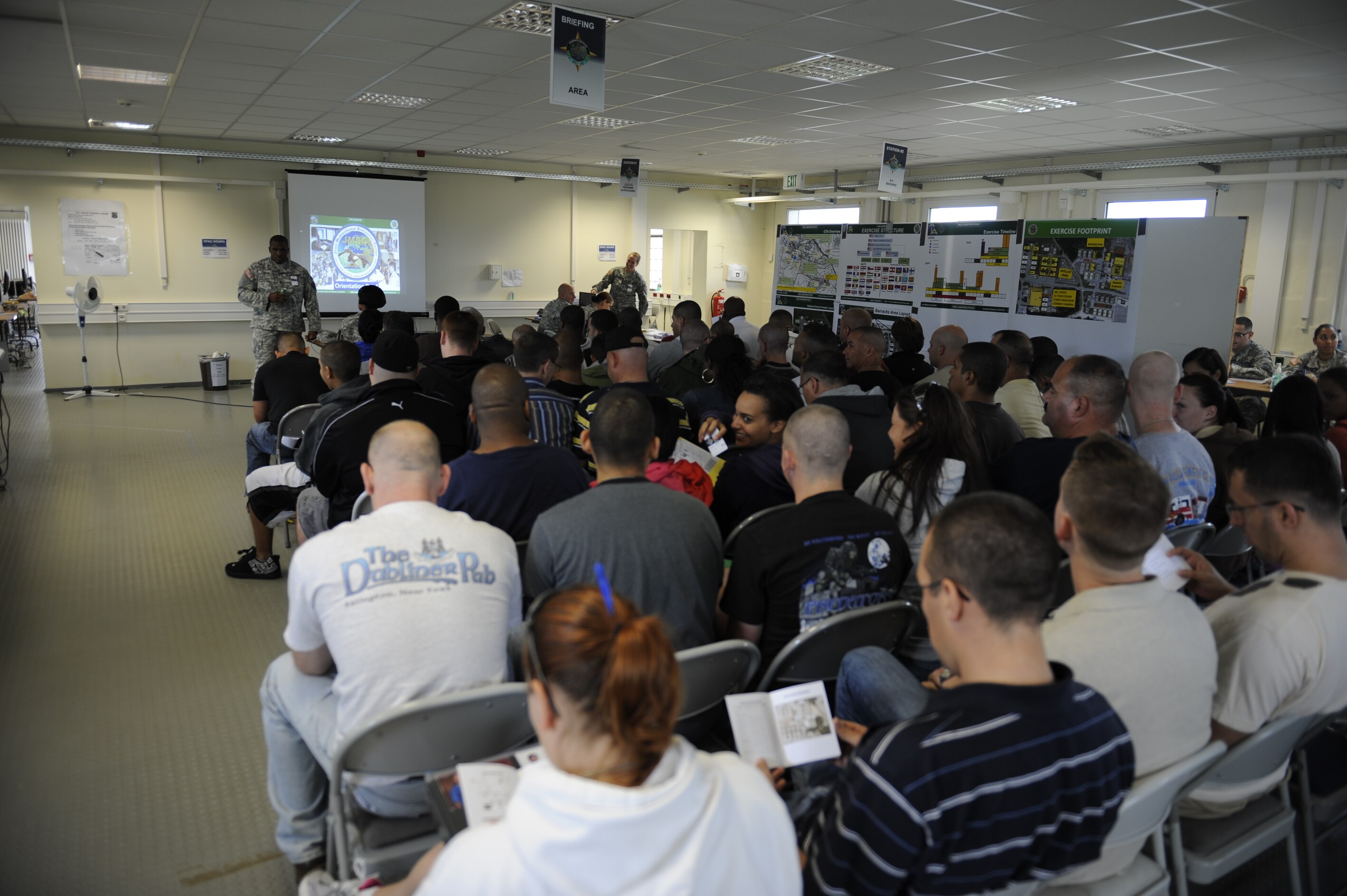 Combined Endeavor 2010 Personnel Brief A Group Of Us Soldiers Aug