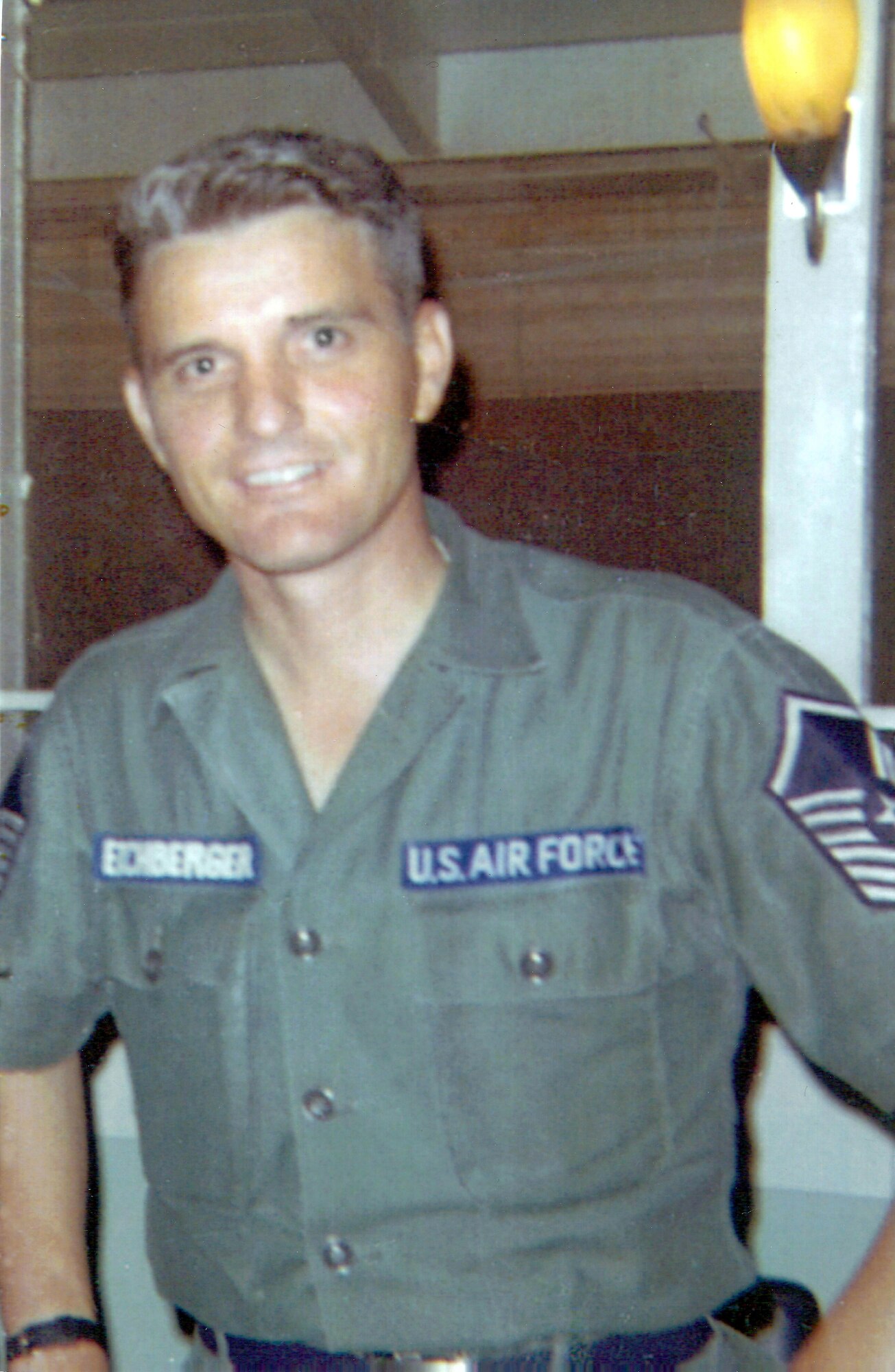 Chief Master Sgt. Richard L. "Dick" Etchberger, an Air Force senior NCO who was killed after saving the lives of some of his crew during a fierce battle at a radar site in Laos 42 years ago, will receive the Medal of Honor Sept. 21 in a White House ceremony.  (Courtesy photo)
