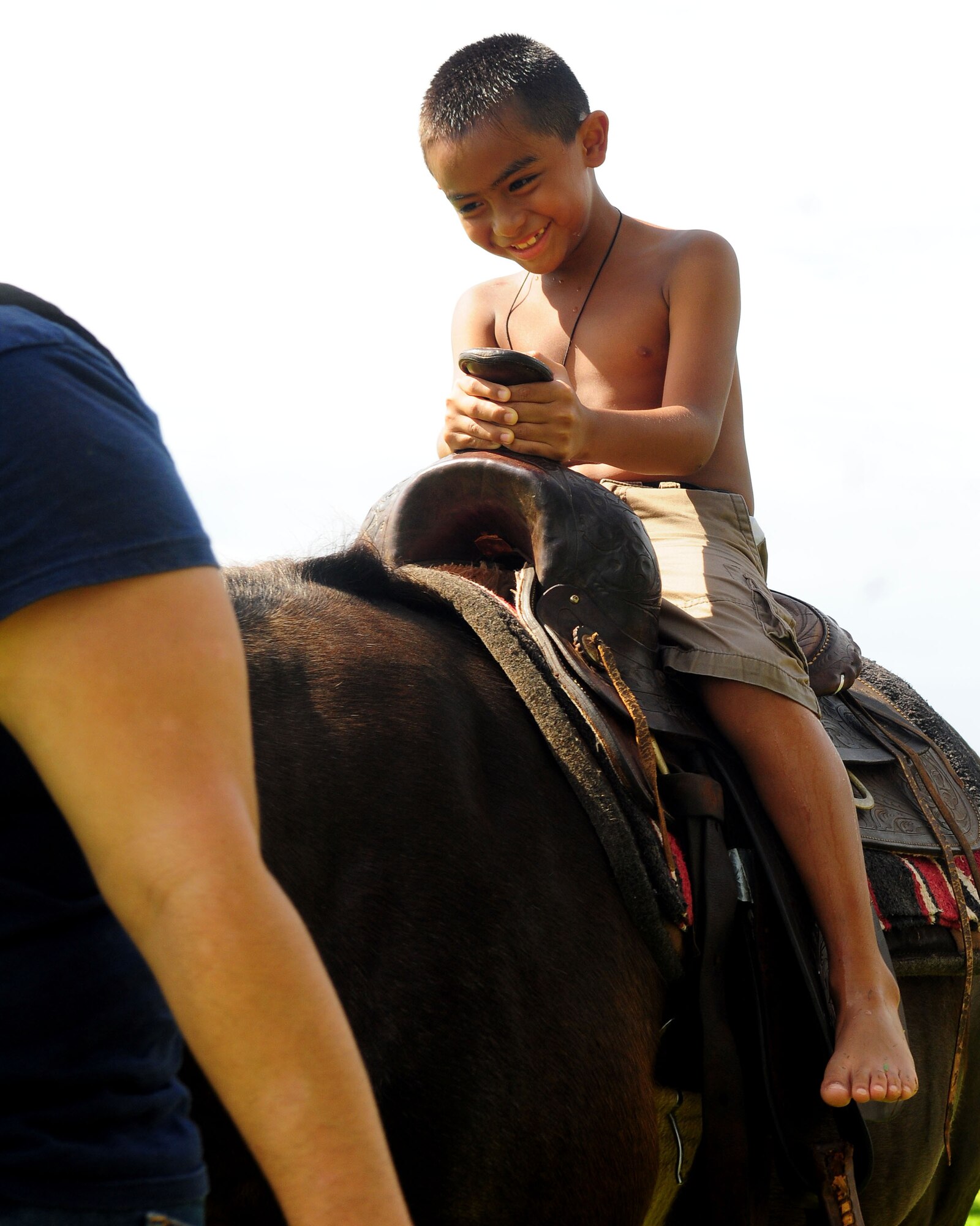 ANDERSEN AIR FORCE BASE, Guam ? Members of Team Andersen came out in force for the annual Labor Day Bash Sept. 3 at Arc Light Memorial Park. The bash featured food, bouncy castles, horseback riding and many other attractions. (U.S. Air Force photo by Airman Whitney Amstutz)