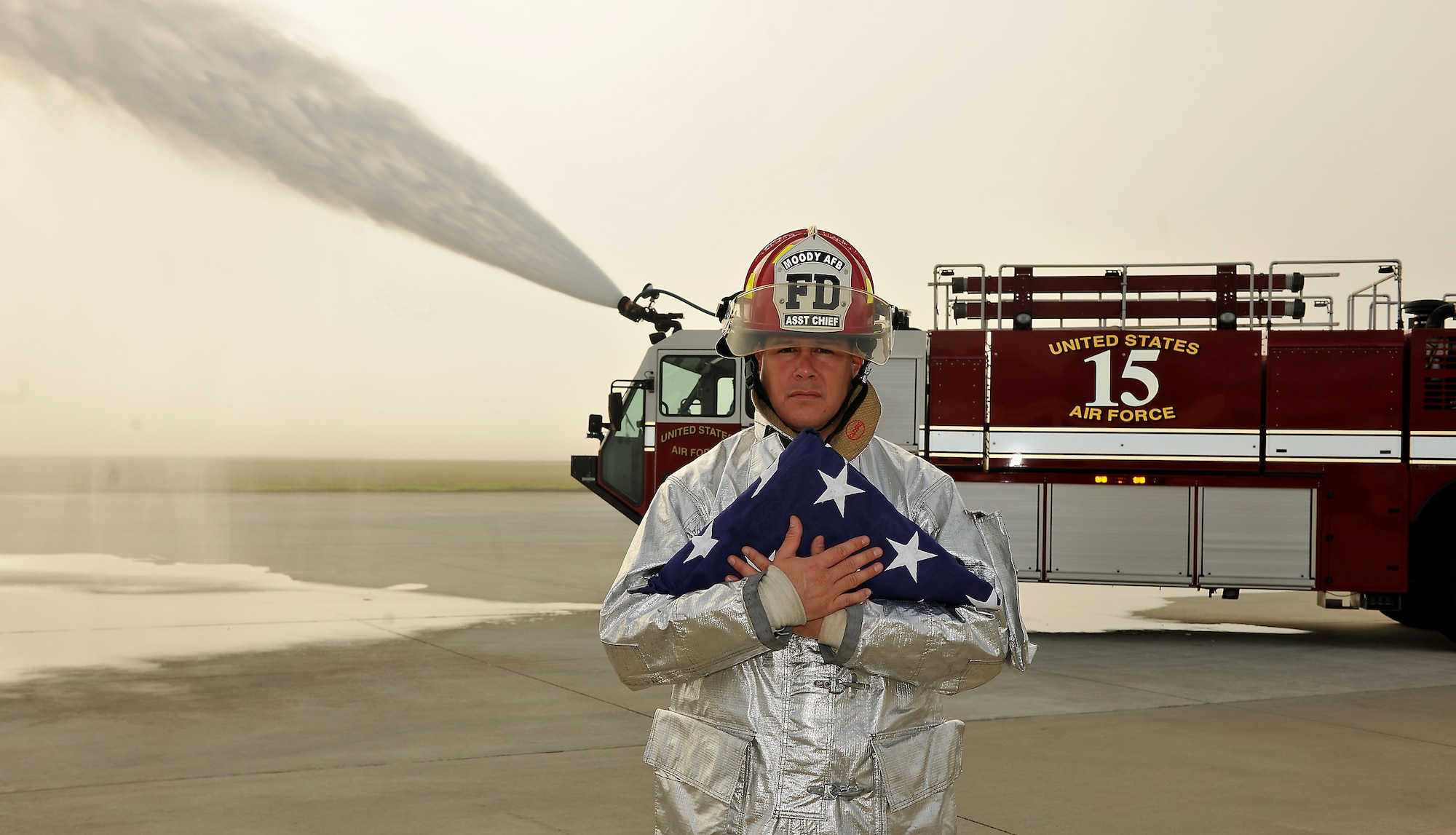 MOODY AIR FORCE BASE, Ga. -- Master Sgt. Roderick Vega, 23rd Civil Engineer Squadron emergency services flight operations superintendent, was going through the basic instructor’s course at the Department of Defense Fire Academy when 9/11 happened. “I asked my commander if I could be on one of the teams preparing to deploy and he said no. My commander told me that my mission was to train the upcoming soldiers, sailors, Marines and Airmen and educate them on everything I knew, so they could go out and fight the war.” (U.S. Air Force photo/Airman Class Joshua Green)

