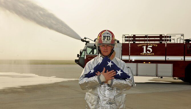 MOODY AIR FORCE BASE, Ga. -- Master Sgt. Roderick Vega, 23rd Civil Engineer Squadron emergency services flight operations superintendent, was going through the basic instructor’s course at the Department of Defense Fire Academy when 9/11 happened. “I asked my commander if I could be on one of the teams preparing to deploy, and he said no. My commander told me that my mission was to train the upcoming Soldiers, Sailors, Marines and Airmen and educate them on everything I knew, so they could go out and fight the war.” (U.S. Air Force photo/Airman 1st Class Joshua Green) 