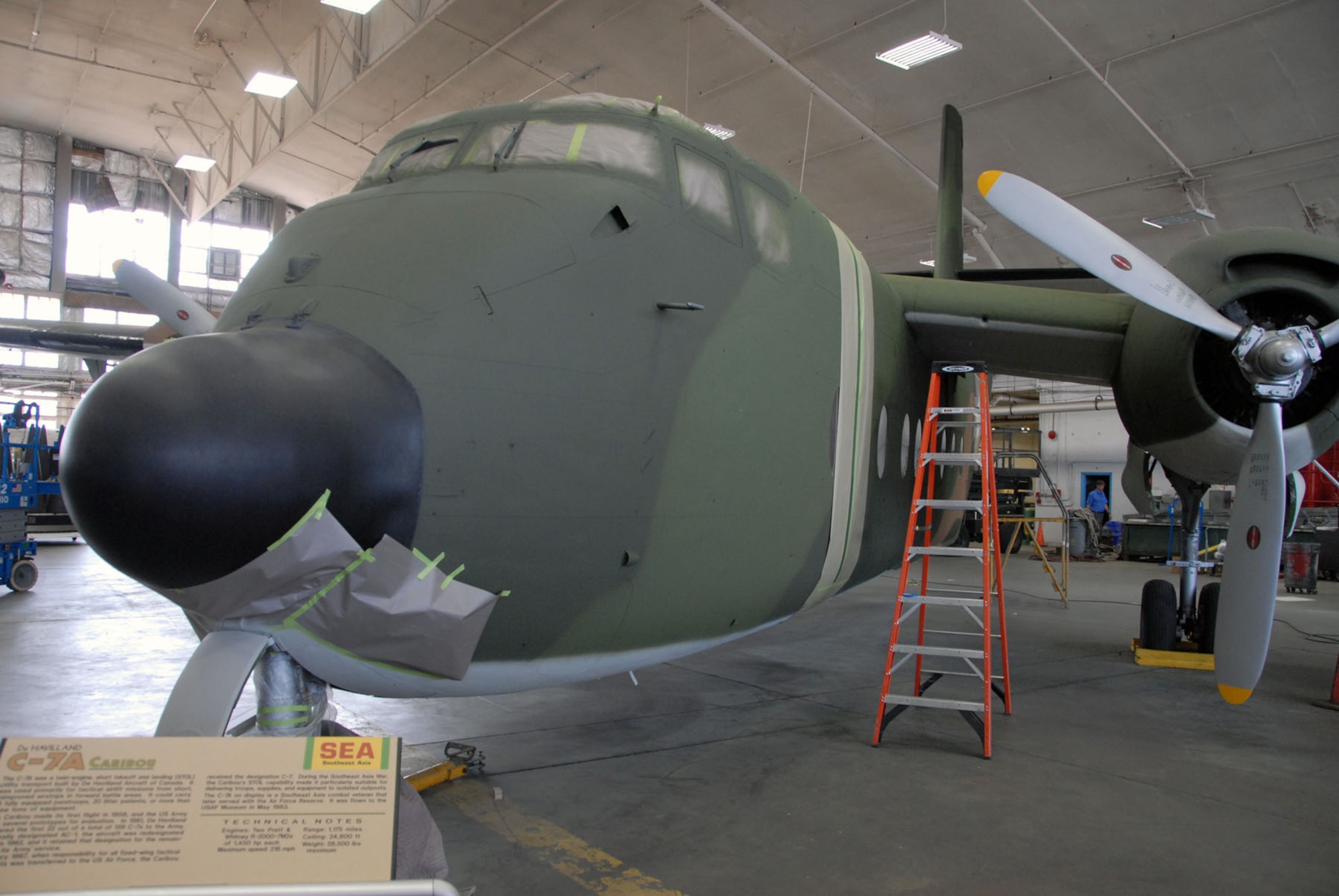 DAYTON, Ohio (09/2010) -- De Havilland C-7A undergoing restoration at the National Museum of the U.S. Air Force. (U.S. Air Force phto)