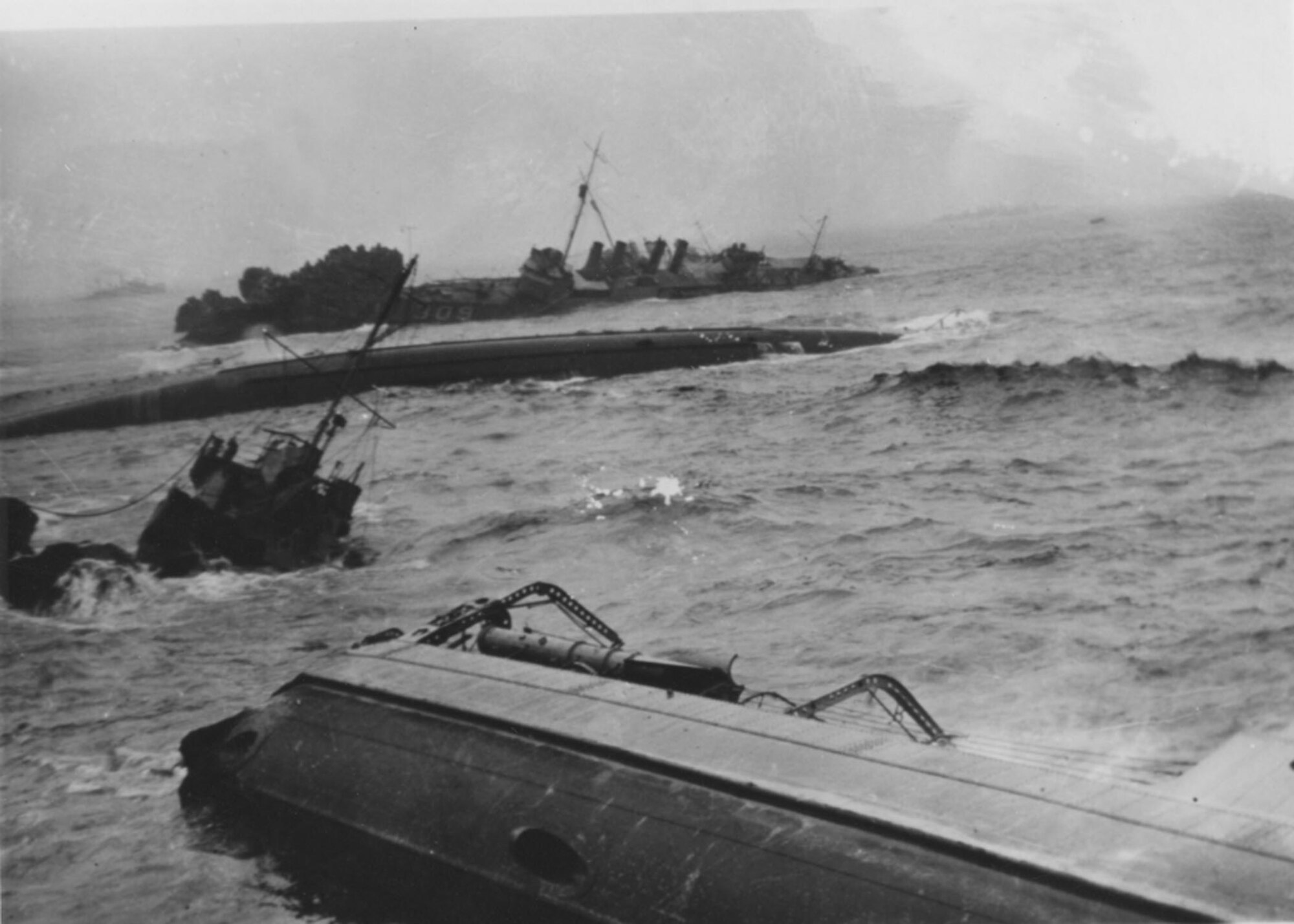 VANDENBERG AIR FORCE BASE, Calif. - Twenty-three Sailors lost their lives as seven U.S. Navy destroyers wrecked against the rocks near the Vandenberg shores here in 1923. This tragedy was later referred to as the Honda Point disaster. (U.S. Air Force photo)