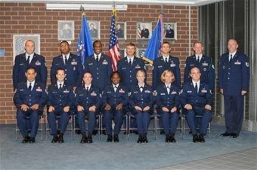 Graduating members of NCO Academy class 10-7.