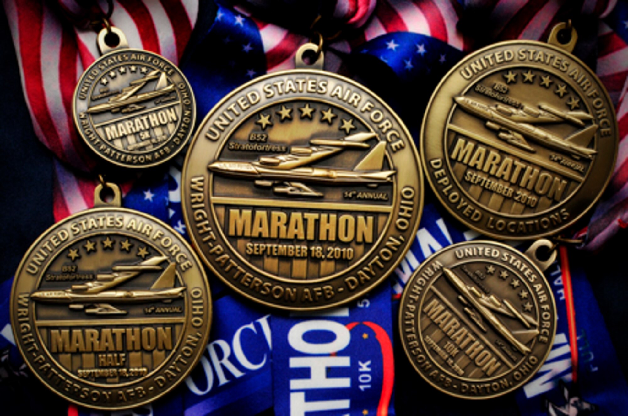 2010 Air Force Marathon medal