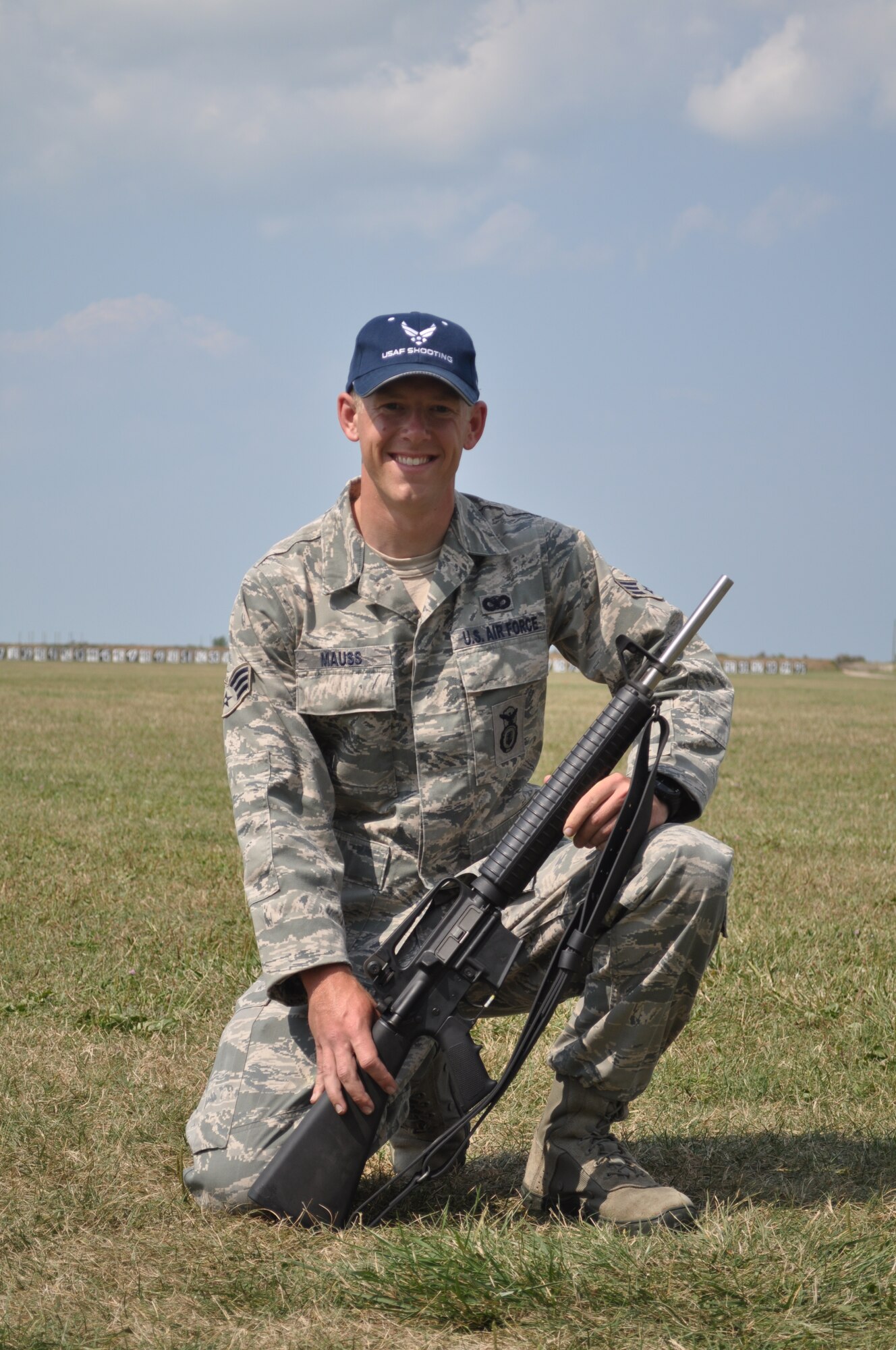 VANDENBERG AIR FORCE BASE, Calif. - Senior Airman Edward Mauss, a 30th SFS mobility technician, earned first place recognition among his peers on the Air Force High Power Rifle Team and also came in first place for his overall class, beating out approximately 10 servicemembers from all five branches of the U.S. military at the 2010 National Rifle Association’s Rifle Championship from July 29 to Aug. 14 at Camp Perry, Ohio. (Courtesy photo)