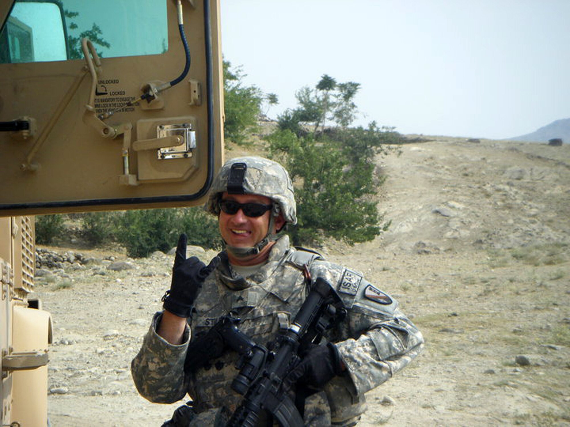 WRIGHT-PATTERSON AIR FORCE BASE, Ohio - Army Sgt. Jon Stiles was killed in action while deployed to Afghanistan October 2008.  His sister, Senior Airman Natalie Hopkins, 445th Airlift Wing Command Post, is running in his memory during the Sept. 18 Air Force Marathon. (Courtesy photo)