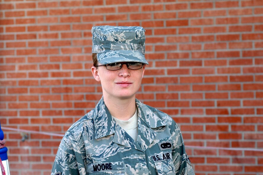 Airman 1st Class Siiri Moore
162nd Force Support Squadron

“I was in the sixth grade when it happened. It was kind of a shock at first because I didn’t understand it. The more I grew up and learned about it the harder it hit me. I actually felt like a part of it even though I don’t know anybody who was there.”

(Air Force photo by Airman 1st Class Krystal Tomlin)
