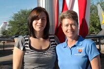 Samantha Ithal
Retention

Barb Gavre
162nd Family Readiness Group

Samantha Ithal stands with her mother, Barb Gavre from family readiness, who remembers dropping her daughter off at school before she heard the news about the towers. 

“I remember being at school watching the news and everybody was bawling even though we didn’t know anybody who was involved in it.” 

(Air Force photo by Airman 1st Class Krystal Tomlin)