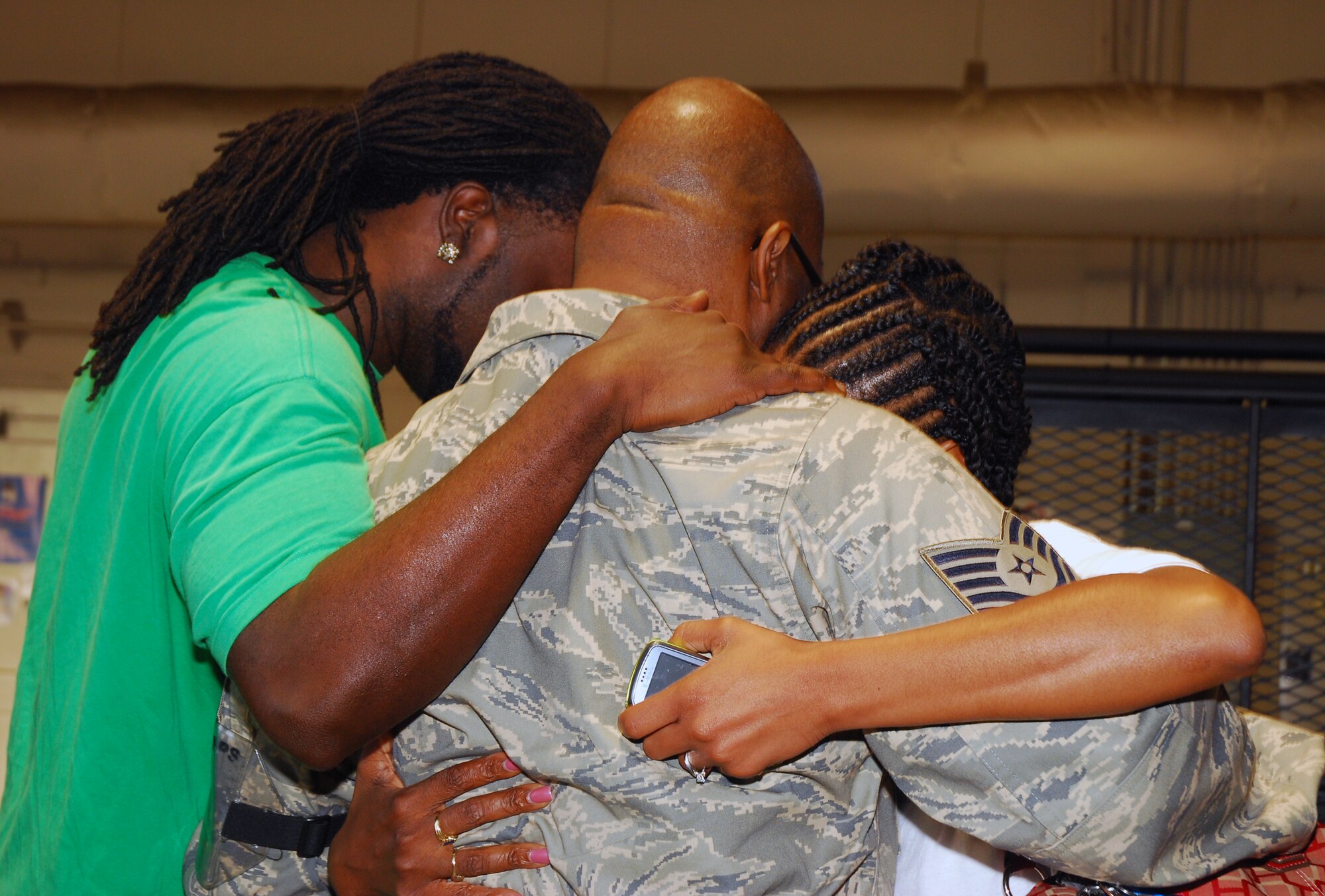 Several of Dobbin’s servicemembers spent time with loved ones prior to leaving for a deployment recently. Many family members, friends and co-workers showed up to support these servicemembers. The tears in their eyes and all the hugs showed they would be missed.  
