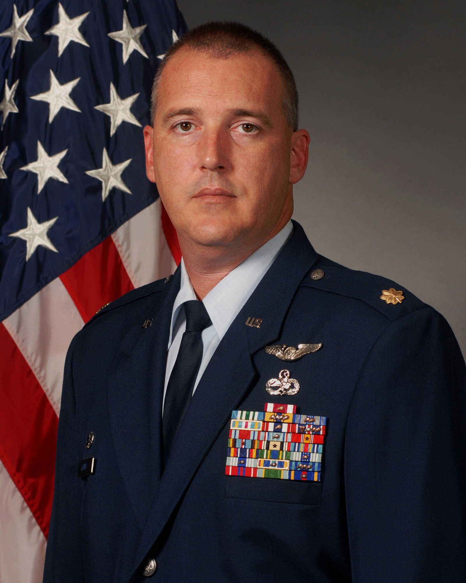 Maj. Justin Barry, 314th Aircraft Maintenance Squadron commander

