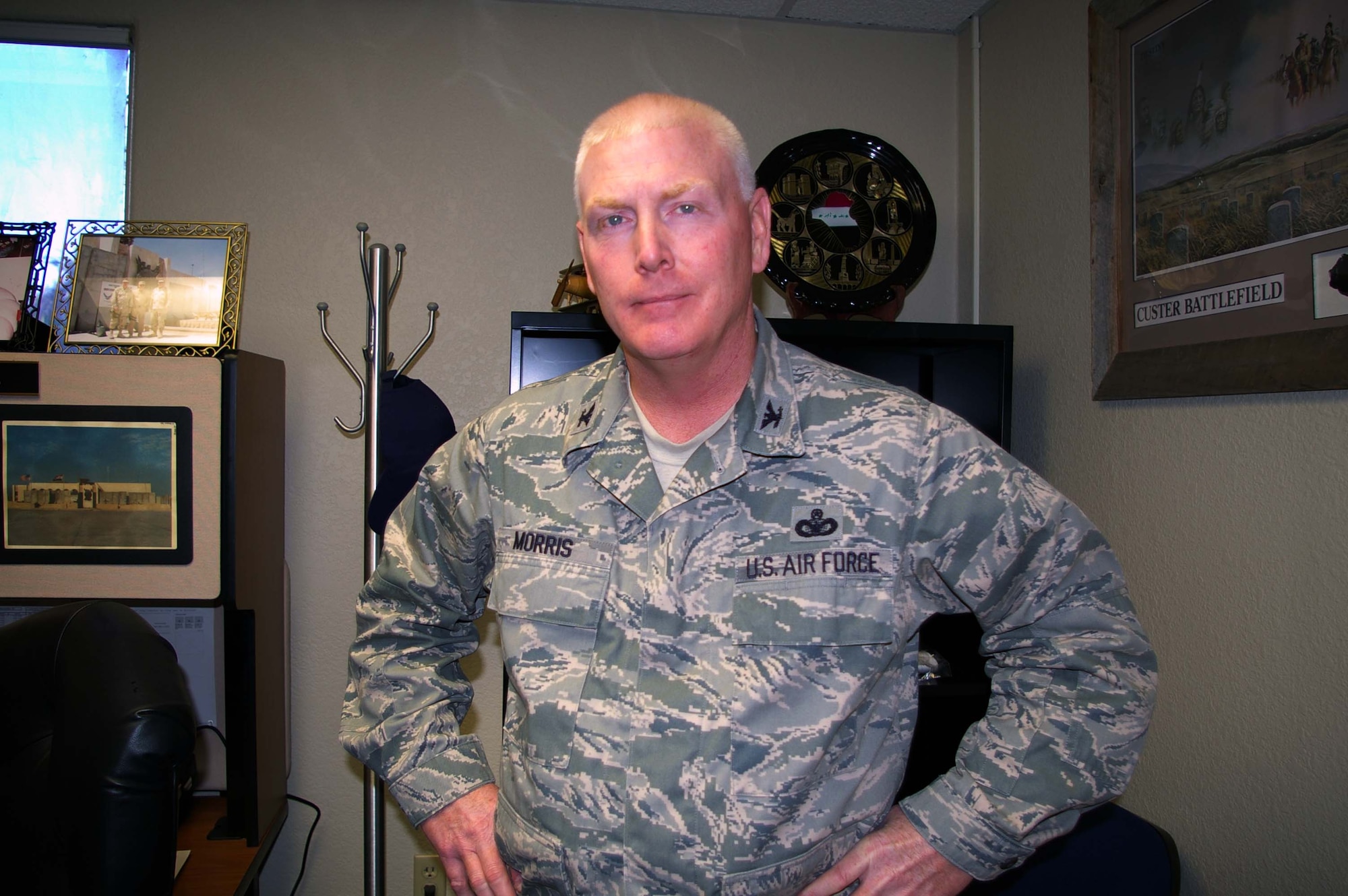 Col. John Morris, 4th Air Force Director of Communications and Information, recently donated a kidney to his daughter.  Six years ago, his daughter was diagnosed with a severe kidney disorder and had been placed on dialysis treatments.  Following the successful transplant operation, she no longer requires the treatments and now has a healthy kidney.  (U.S. Air Force Photo/2nd Lt. Zach Anderson)