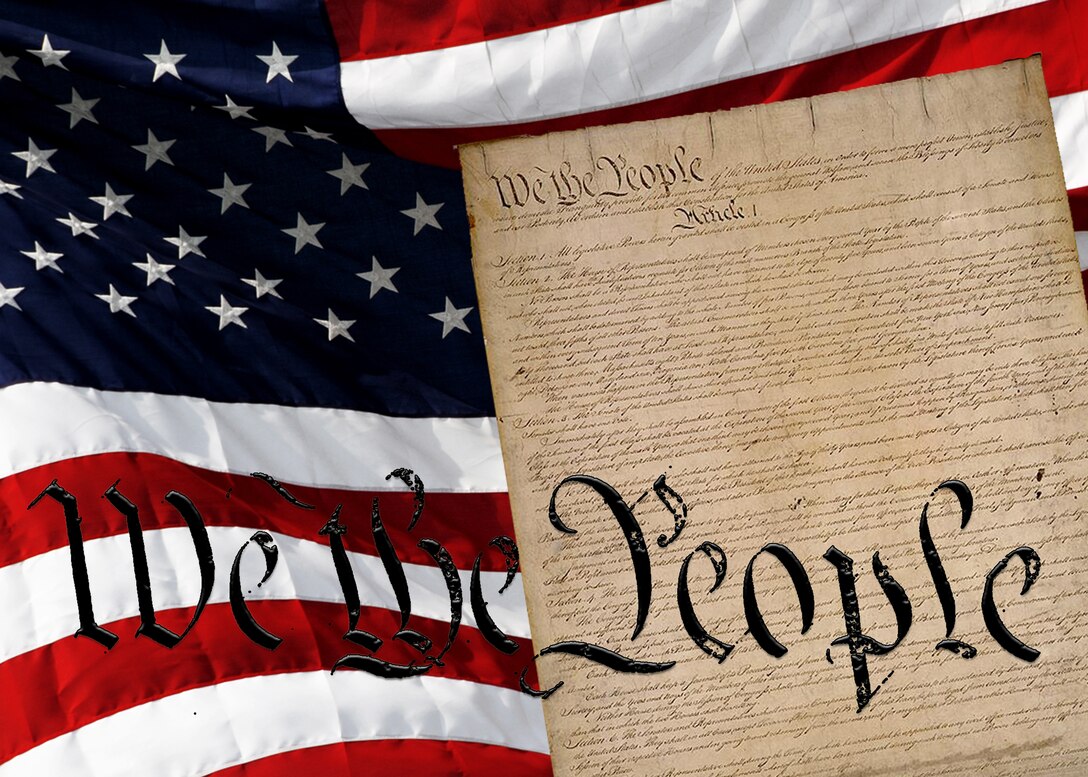 The U.S. Constitution has withstood the test of time for more than two centuries as our nation’s charter of government and the guarantor of our liberties. Signed in Philadelphia on September 17, 1787, this founding document reflects our core values and enshrines the truths set forth in the Declaration of Independence, that we are all endowed with certain unalienable rights. (U.S Air Force graphic by Staff Sgt Joseph McKee)