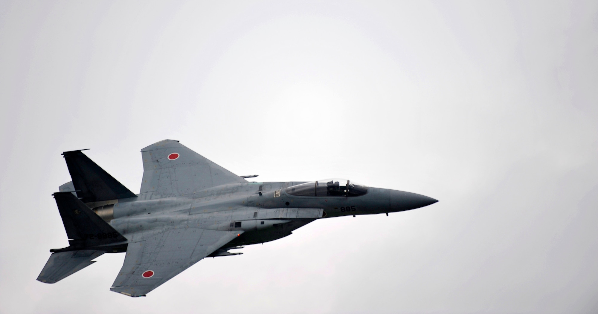 A Japanese F-15 performs aerial demonstrations during Misawa Air Festival 2010 Sept. 19, at Misawa Air Base, Japan. (U.S. Air Force photo by Staff Sgt. Chad Strohmeyer/Released)